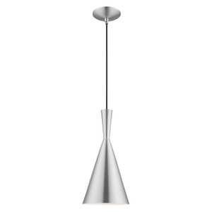 Metal Shade Mini Pendants 1 Light Brushed Aluminum Mini Pendant (41185-66) Metal Shade Mini Pendants 1 Light Brushed Aluminum Mini Pendant (41185-66)