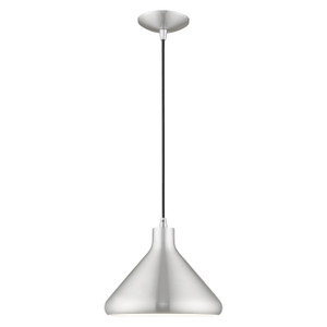 Metal Shade Mini Pendants 1 Light Brushed Aluminum Mini Pendant (41178-66) Metal Shade Mini Pendants 1 Light Brushed Aluminum Mini Pendant (41178-66)