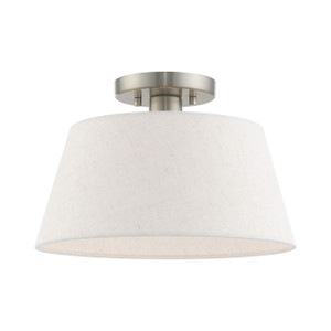 Belclaire 1 Light Brushed Nickel Ceiling Mount (50802-91)