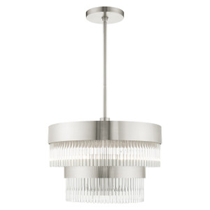 Norwich 5 Light Brushed Nickel Chandelier (49824-91) Norwich 5 Light Brushed Nickel Chandelier (49824-91)