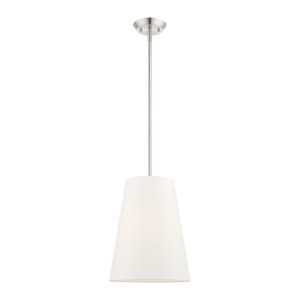 Prato 1 Light Brushed Nickel Pendant (40567-91) Prato 1 Light Brushed Nickel Pendant (40567-91)