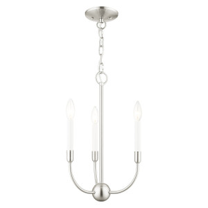 Clairmont 3 Light Brushed Nickel Chandelier (46063-91) Clairmont 3 Light Brushed Nickel Chandelier (46063-91)