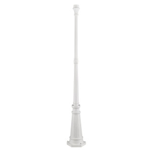 Outdoor Accessories Textured White Outdoor Lamp Post (7709-13) Outdoor Accessories Textured White Outdoor Lamp Post (7709-13)