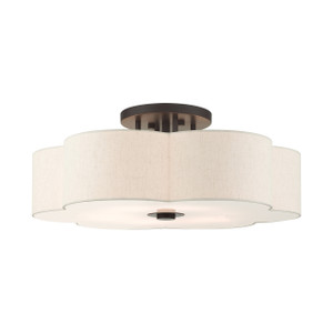 Solstice 6 Light English Bronze Semi Flush (58069-92) Solstice 6 Light English Bronze Semi Flush (58069-92)