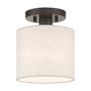Meadow 1 Light English Bronze Semi Flush (49807-92) Meadow 1 Light English Bronze Semi Flush (49807-92)