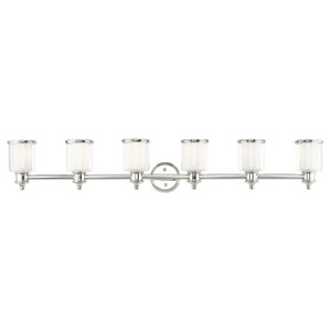 Middlebush 6 Light Polished Nickel Vanity Sconce (40216-35) Middlebush 6 Light Polished Nickel Vanity Sconce (40216-35)