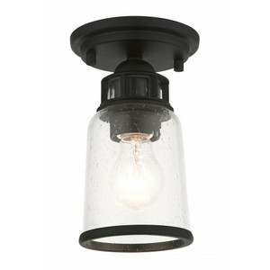 Lawrenceville 1 Light Black Flush Mount (45501-04) Lawrenceville 1 Light Black Flush Mount (45501-04)