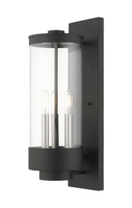 Hillcrest 3 Light Textured Black Outdoor Wall Lantern (20724-14) Hillcrest 3 Light Textured Black Outdoor Wall Lantern (20724-14)