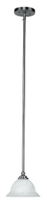 North Port Collection 1 Light Brushed Nickel Mini Pendant (4256-91)
