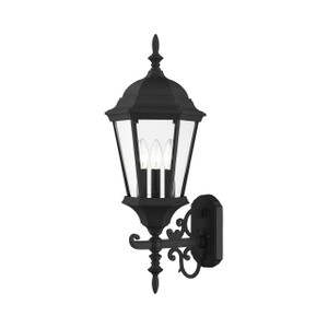 Hamilton Collection 3 Light Black Outdoor Wall Lantern (7561-04) Hamilton Collection 3 Light Black Outdoor Wall Lantern (7561-04)