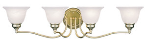 Essex Collection 4 Light Polished Brass Bath Vanity (1354-02) Essex Collection 4 Light Polished Brass Bath Vanity (1354-02)