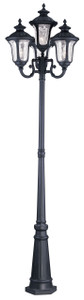 Oxford Collection 4 Light Black Outdoor 4 Head Post (7869-04)