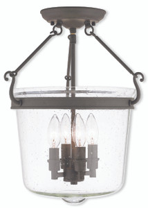 Winchester 4 Light Ceiling Mount in Bronze (50495-07) Winchester 4 Light Ceiling Mount in Bronze (50495-07)