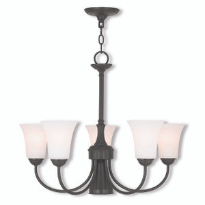 Ridgedale Collection 6 Light English Bronze Dinette Chandelier (6465-92)
