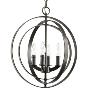 Equinox Collection Four-Light Foyer Pendant (P3827-20) Equinox Collection Four-Light Foyer Pendant (P3827-20)