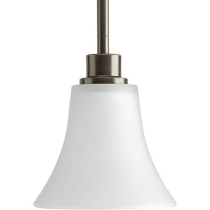 Joy Collection One-Light Antique Bronze Etched White Glass Traditional Mini-Pendant Light (P5270-20W) Joy Collection One-Light Antique Bronze Etched White Glass Traditional Mini-Pendant Light (P5270-20W)
