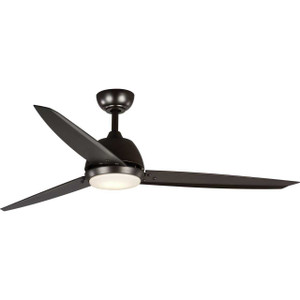 Oriole Collection 60" Three-Blade Ceiling Fan with LED Light (P2592-12930K)