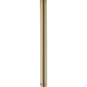 AirPro Collection 18 In. Ceiling Fan Downrod in Vintage Brass (P2604-163)