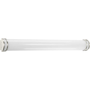 One-Light Brushed Nickel LED Bath Vanity (P300244-009-30) One-Light Brushed Nickel LED Bath Vanity (P300244-009-30)