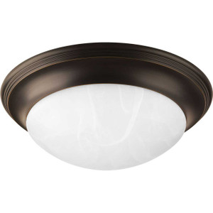 Melon 2 Light Flush Mount in Antique Bronze (P3760-20EBWB)