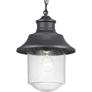 Weldon 1 Light Hanging Lantern in Textured Black (P550043-031)