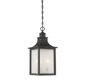 Monte Grande 3-Light Outdoor Hanging Lantern in Slate (5-256-25) Monte Grande 3-Light Outdoor Hanging Lantern in Slate (5-256-25)
