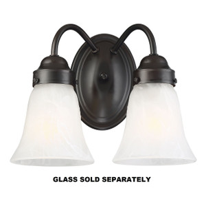 Brighton 2 Light Bath Bar (8-3280-2-13)