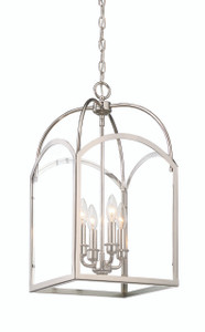 Garrett 4-Light Pendant in Polished Nickel (3-3055-4-109) Garrett 4-Light Pendant in Polished Nickel (3-3055-4-109)