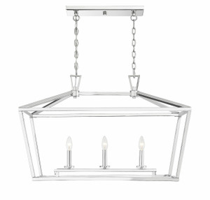 Townsend 3 Light Linear Chandelier (1-323-3-109)