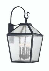 Woodstock 4-Light Outdoor Wall Lantern in Black (5-102-BK) Woodstock 4-Light Outdoor Wall Lantern in Black (5-102-BK)