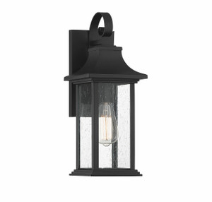 Hancock 1-Light Outdoor Wall Lantern in Matte Black (5-450-BK) Hancock 1-Light Outdoor Wall Lantern in Matte Black (5-450-BK)