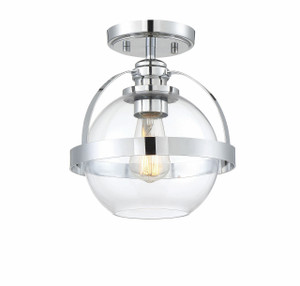 Pendleton 1-Light Ceiling Light in Polished Chrome (6-7200-1-11)