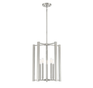 Benson 5-Light Pendant in Satin Nickel (3-7701-5-SN)