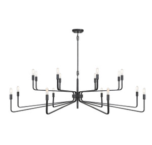 Salem 16-Light Chandelier in Forged Iron (1-6402-16-190) Salem 16-Light Chandelier in Forged Iron (1-6402-16-190)