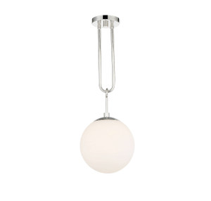Becker 1-Light Pendant in Polished Nickel (7-180-1-109)