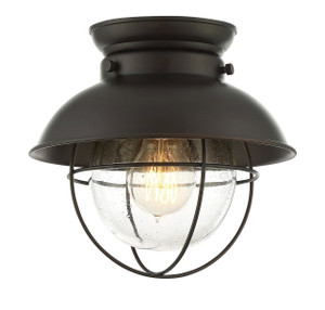 1-Light Ceiling Light in Oil Rubbed Bronze (M60009ORB) 1-Light Ceiling Light in Oil Rubbed Bronze (M60009ORB)