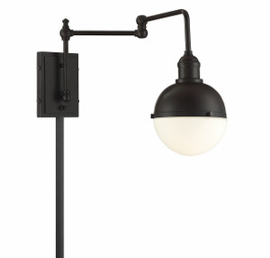 1-Light Adjustable Wall Sconce in Oil Rubbed Bronze (M90052ORB)