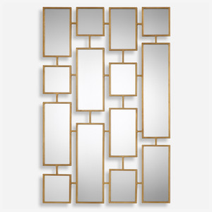Kennon Forged Gold Rectangles Mirror (09271) Kennon Forged Gold Rectangles Mirror (09271)