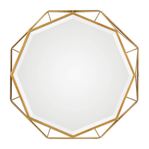 Mekhi Antiqued Gold Mirror (09317) Mekhi Antiqued Gold Mirror (09317)