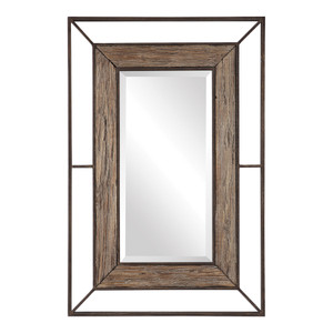 Ward Open Framed Wood Mirror (09481)
