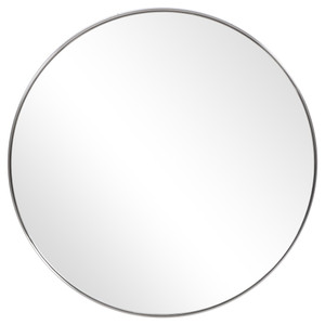Coulson Nickel Round Mirror (09685)