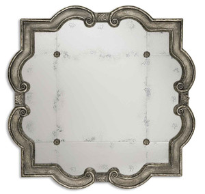 Prisca Distressed Silver Mirror Small (12597 P)