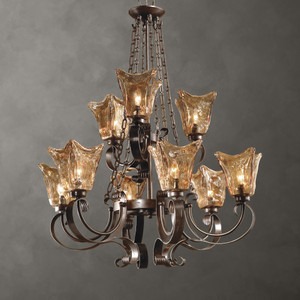 Vetraio 9Lt Oil Rubbed Bronze Chandelier (21005) Vetraio 9Lt Oil Rubbed Bronze Chandelier (21005)