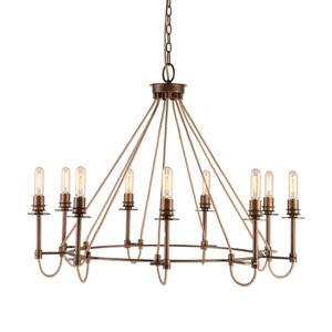 Lyndhurst Industrial 9 Light Chandelier (21321)