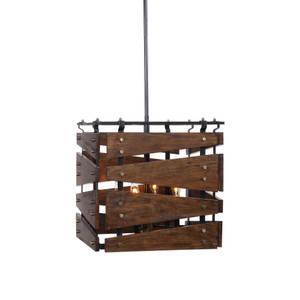 Augie 4 Light Industrial Pendant (22153)