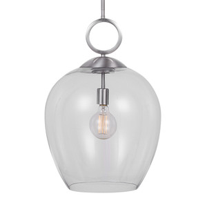 Calix Nickel 1 Light Glass Pendant (22169) Calix Nickel 1 Light Glass Pendant (22169)
