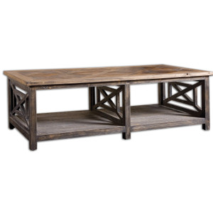 Spiro Reclaimed Wood Cocktail Table (24264)