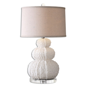 Fontanne Shell Ivory Table Lamp (26671)