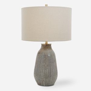 Monacan Gray Textured Table Lamp (28484-1)