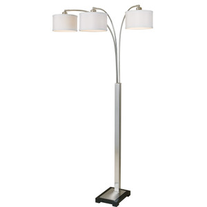 Bradenton Nickel 3 Light Floor Lamp (28641-1)